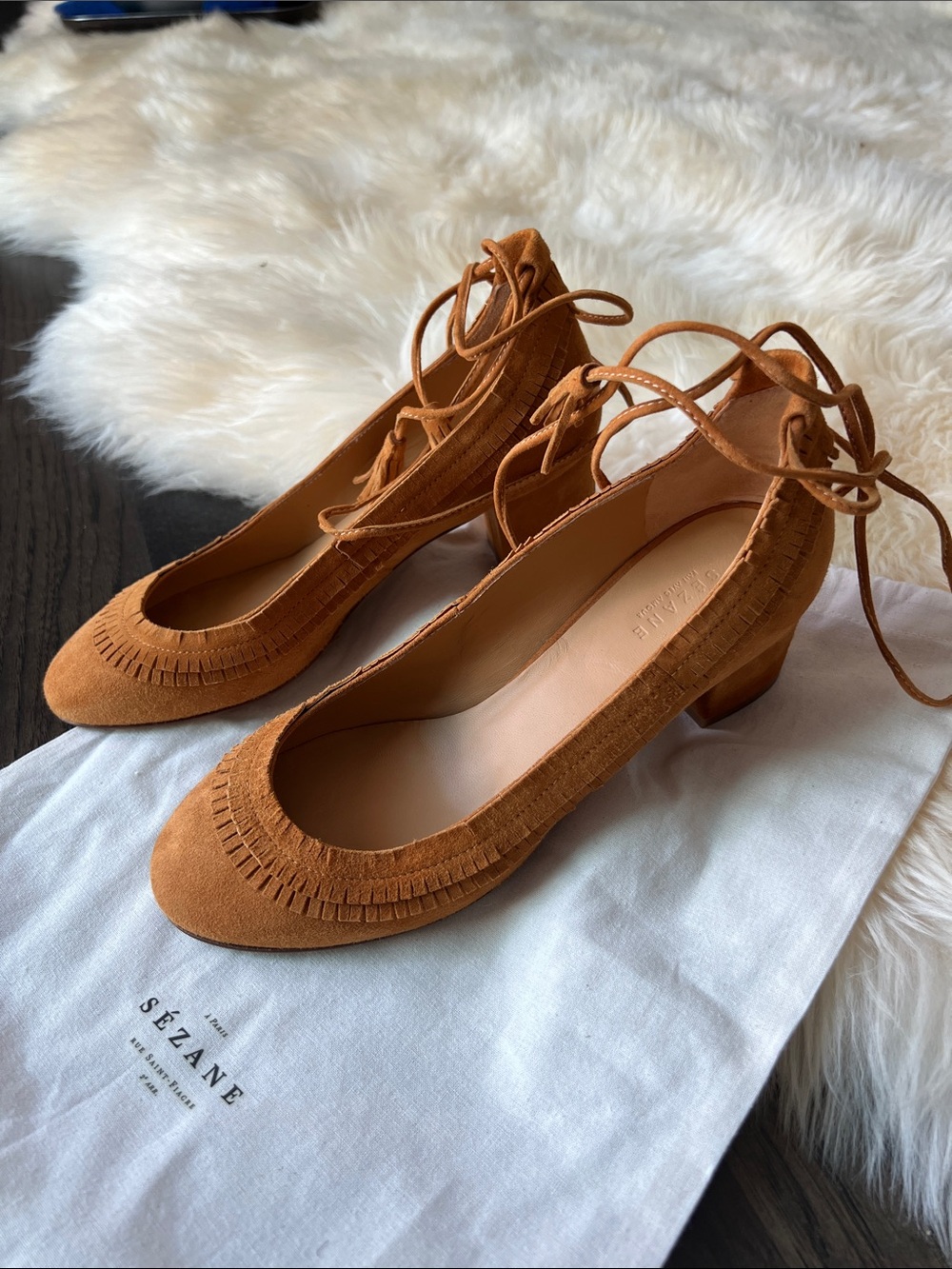 Sézane Valentina Mary Janes 38 NWOB